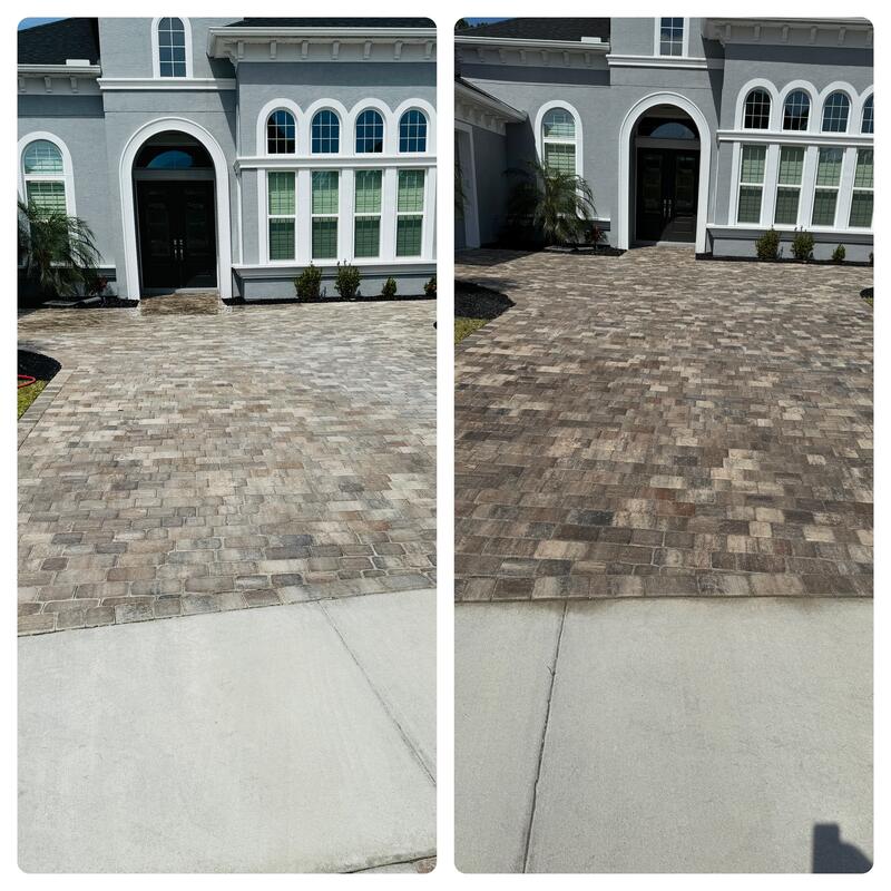 Paver driveway sealing